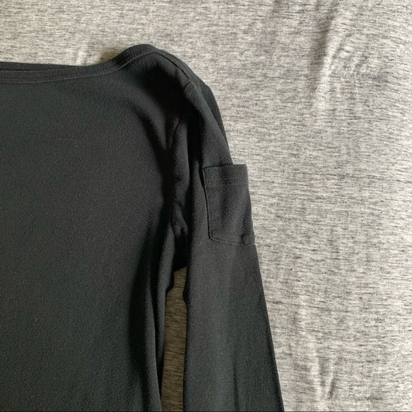 🖤✨Chaps: Boat Neck 3/4 sleeve with sleeve pocket top - Picture 7 of 8